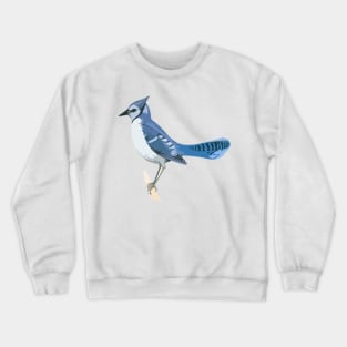 Blue Jay Digital Painting Crewneck Sweatshirt